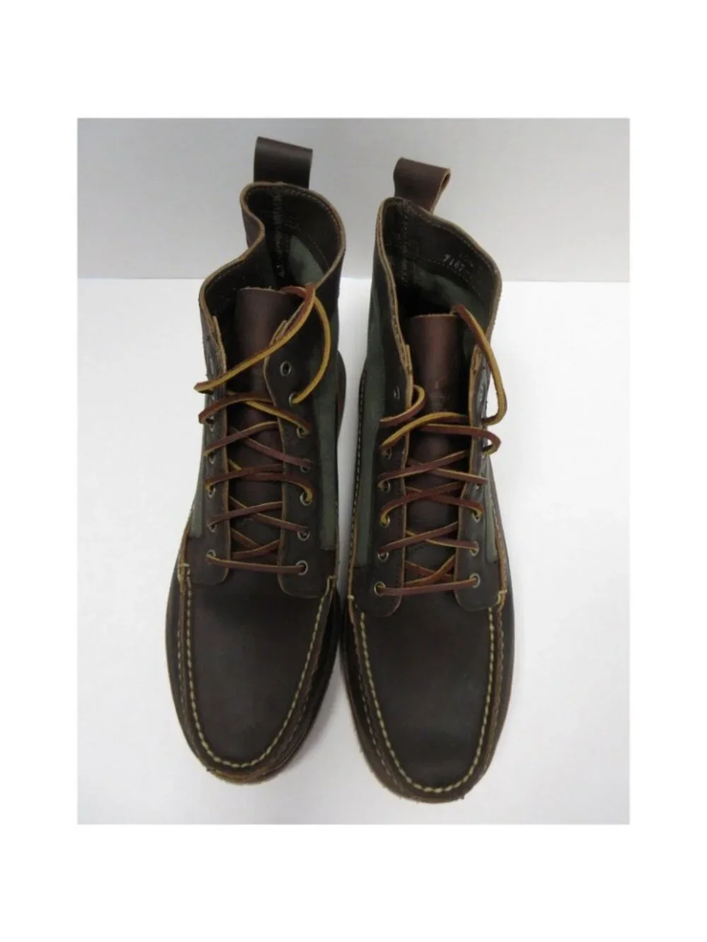Red Wing Shoes Boots 10.5 E Wabasha 9187 Leather Canvas Vibram NEW